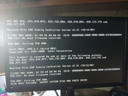 Гаснет экран монитора во время. Пропадает жесткий диск. Не грузится Windows 7. 01 500x375 - Гаснет экран монитора во время. Пропадает жесткий диск. Не грузится Windows 7.