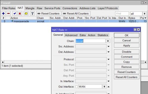 Устанавливаем Microtik в роли шлюза в локальной сети c 2-мя подсетями. Проброс портов 2018 10 01 21 17 28 500x320 - Устанавливаем Microtik в роли шлюза в локальной сети c 2-мя подсетями. Проброс портов