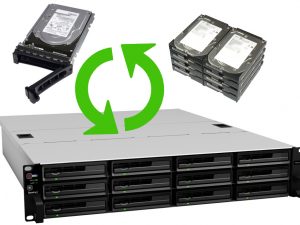 Замена дисков на полке Synology. Перенос информации с массивов RAID10