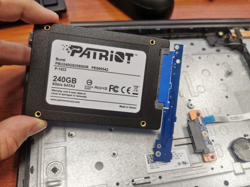 IMG 20200826 093114 500x375 - Ставим SSD в ноутбук Lenovo без DVD привода с помощью платы переходника Sata-micro SATA. Восстановление UEFi загрузчика