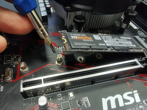 IMG 20210331 134927 500x375 - Собираем системный блок за 100 тыс. руб. Материнская плата MSI на X570 горит красный индикатор LED CPU, чёрный экран