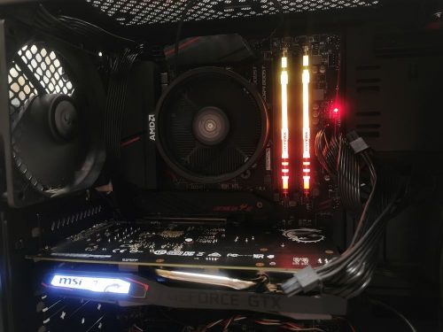 IMG 20210331 180621 500x375 - Собираем системный блок за 100 тыс. руб. Материнская плата MSI на X570 горит красный индикатор LED CPU, чёрный экран