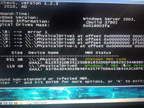 Гаснет экран монитора во время. Пропадает жесткий диск. Не грузится Windows 7. P 20180207 233147 500x375 - Гаснет экран монитора во время. Пропадает жесткий диск. Не грузится Windows 7.